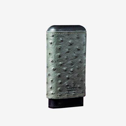 CO39 - CEDAR CIGAR CASE - GREY + BLACK CO39 - CEDAR CIGAR CASE - GREY + BLACK