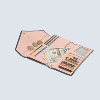 X 6064-LADIES FLAP OVER WALLET