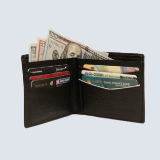 X 8077-MEN'S SLIM BI-FOLD WALLET