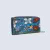 X 8387-LADIES HAND PAINTED WALLET X 8387-LADIES HAND PAINTED WALLET