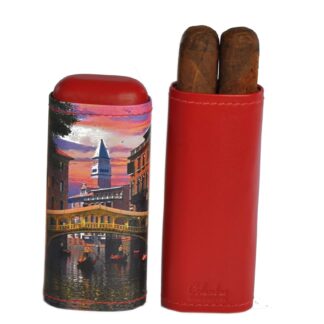 CO1317 - CEDAR LINED CIGAR CASE