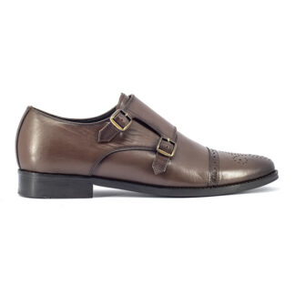 LA- 25017 - Leather Monk Shoe