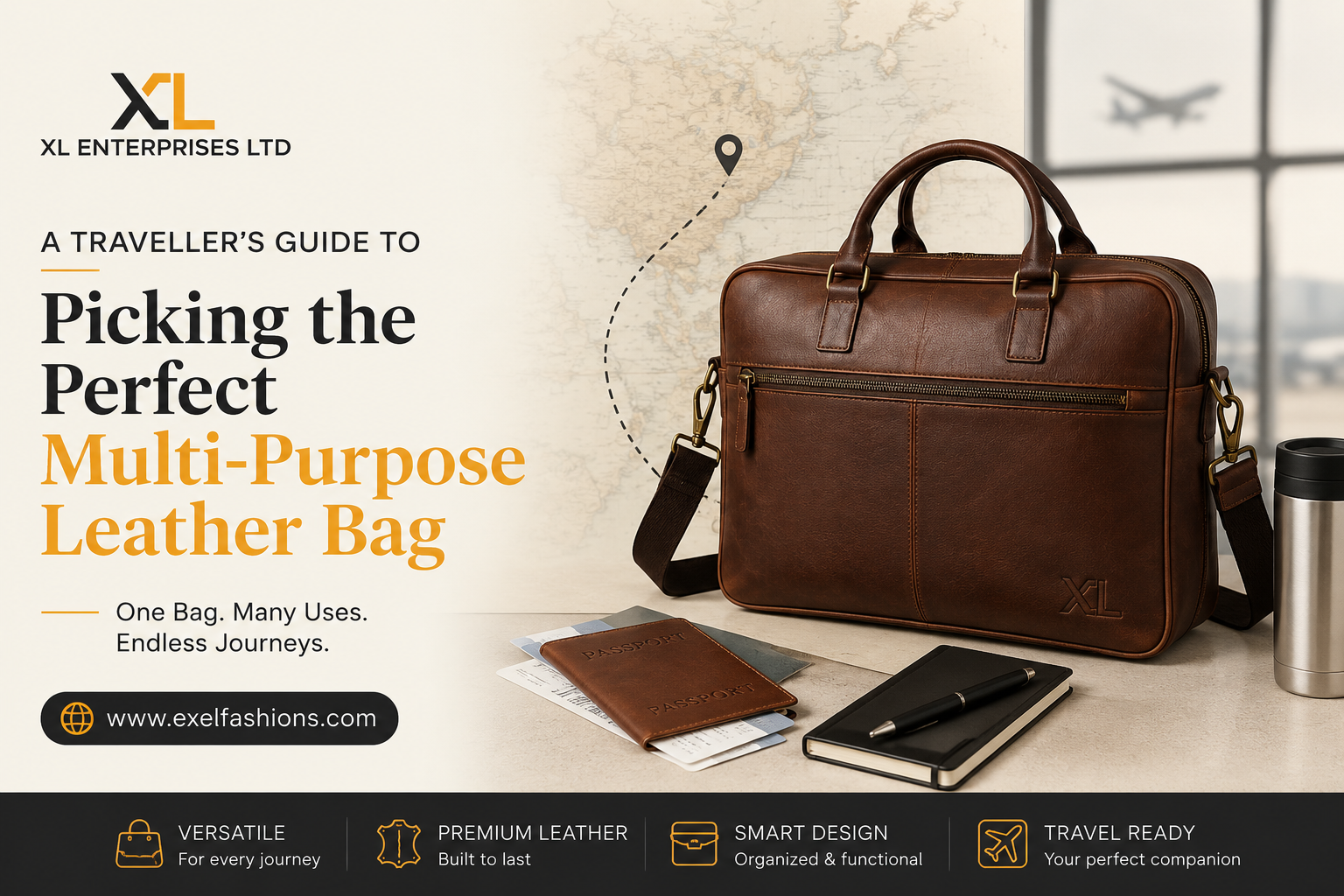A Traveller’s Guide to Picking the Perfect Multi-Purpose Leather Bag