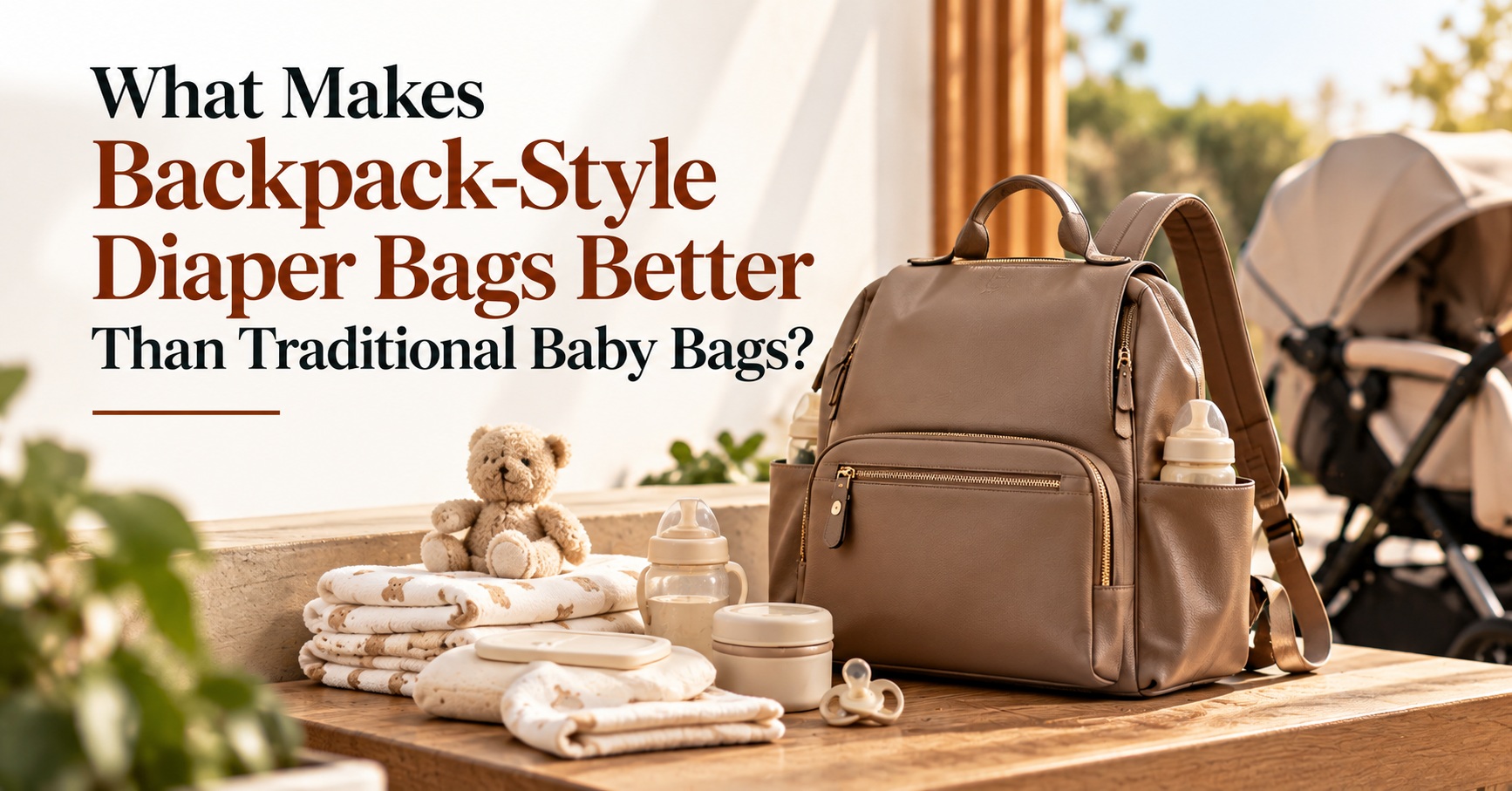 What Makes Backpack-Style Diaper Bags Better Than Traditional Baby Bags?
